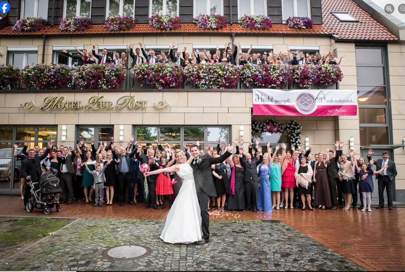 Hotel Zur Post Wettringen  Exteriör bild